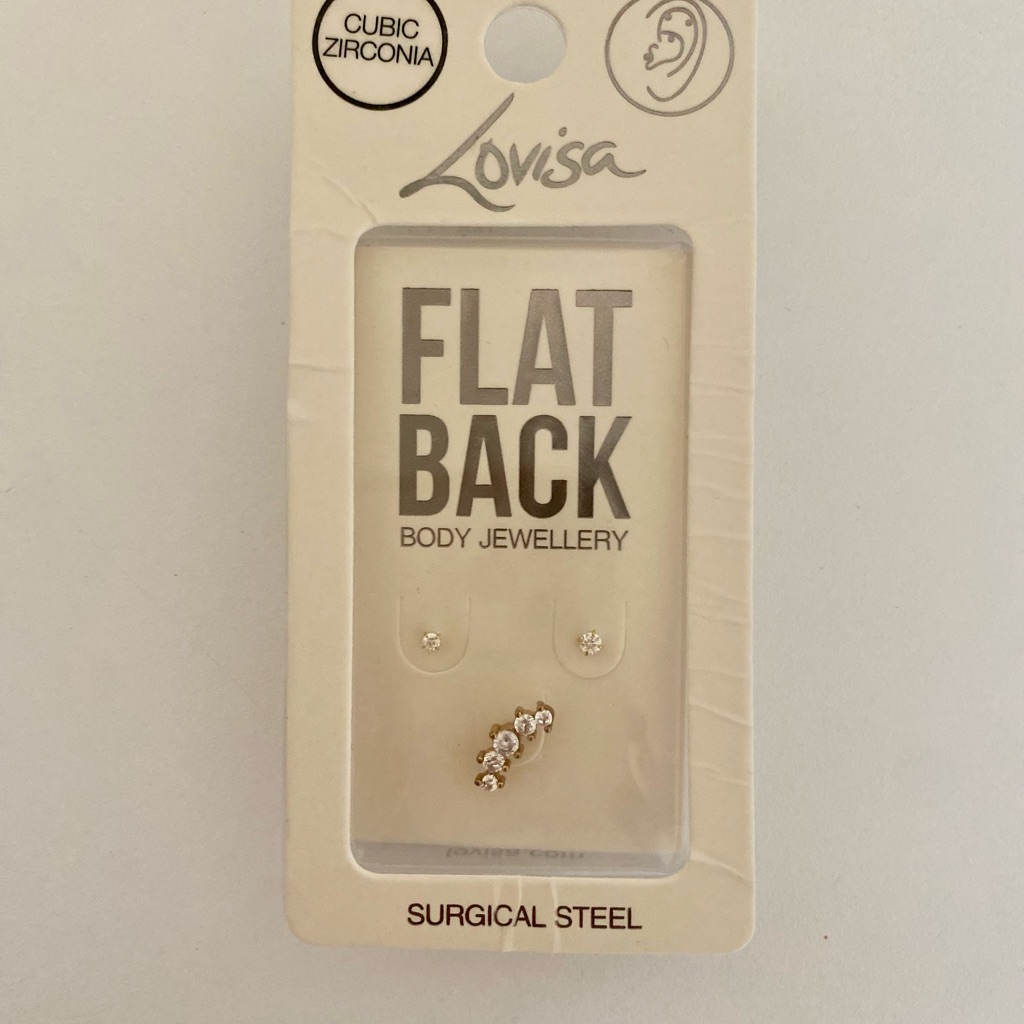Gold Surgical Steel Earrings